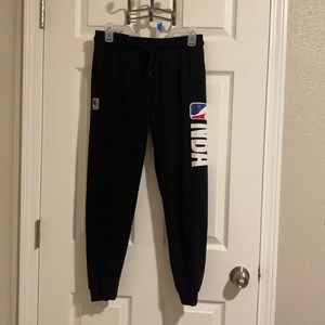 Boys Black NBA Joggers
